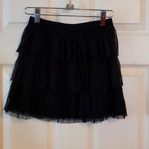 Girls size 10 black skirt
